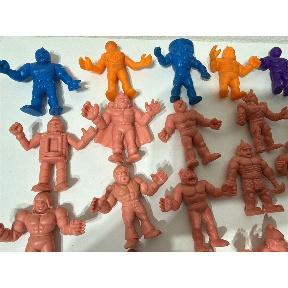 Vtg M.U.S.C.L.E. Men Mixed LOT of 30 Figures Mattel Flesh Blue Orange Kinnikuman - Picture 3 of 16